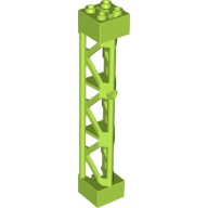 Lego podpora 2x2x10, limetková (6117028)